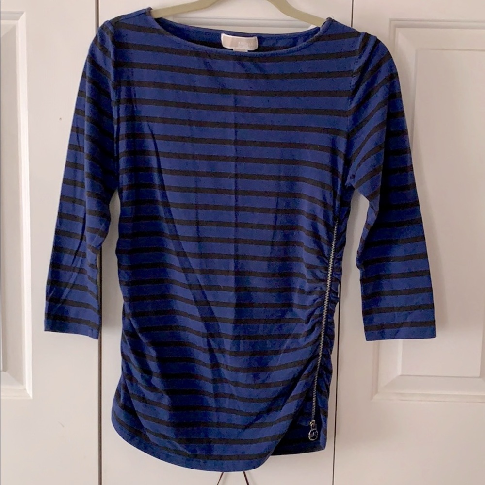 Michael Kors Quarter Sleeved Top w/Zipper